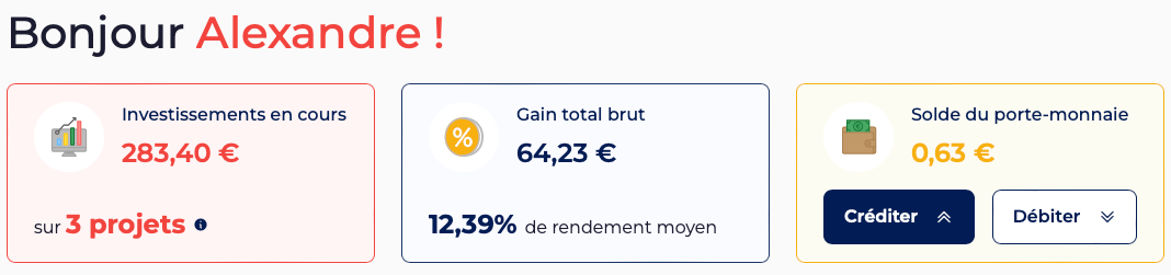 Mes investissements personnels sur La Première Brique