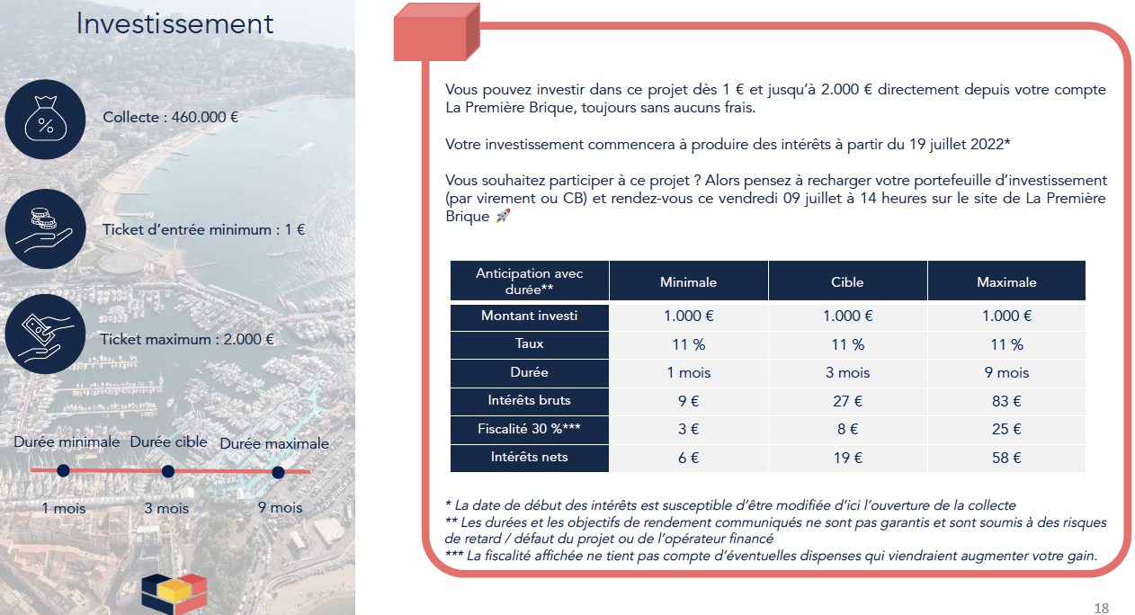 Simulateur d'investissement