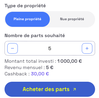 Achat de parts de SCPI