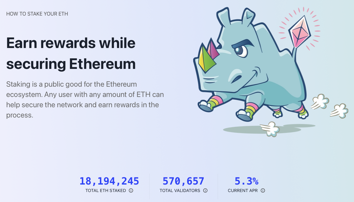 Staking ETH