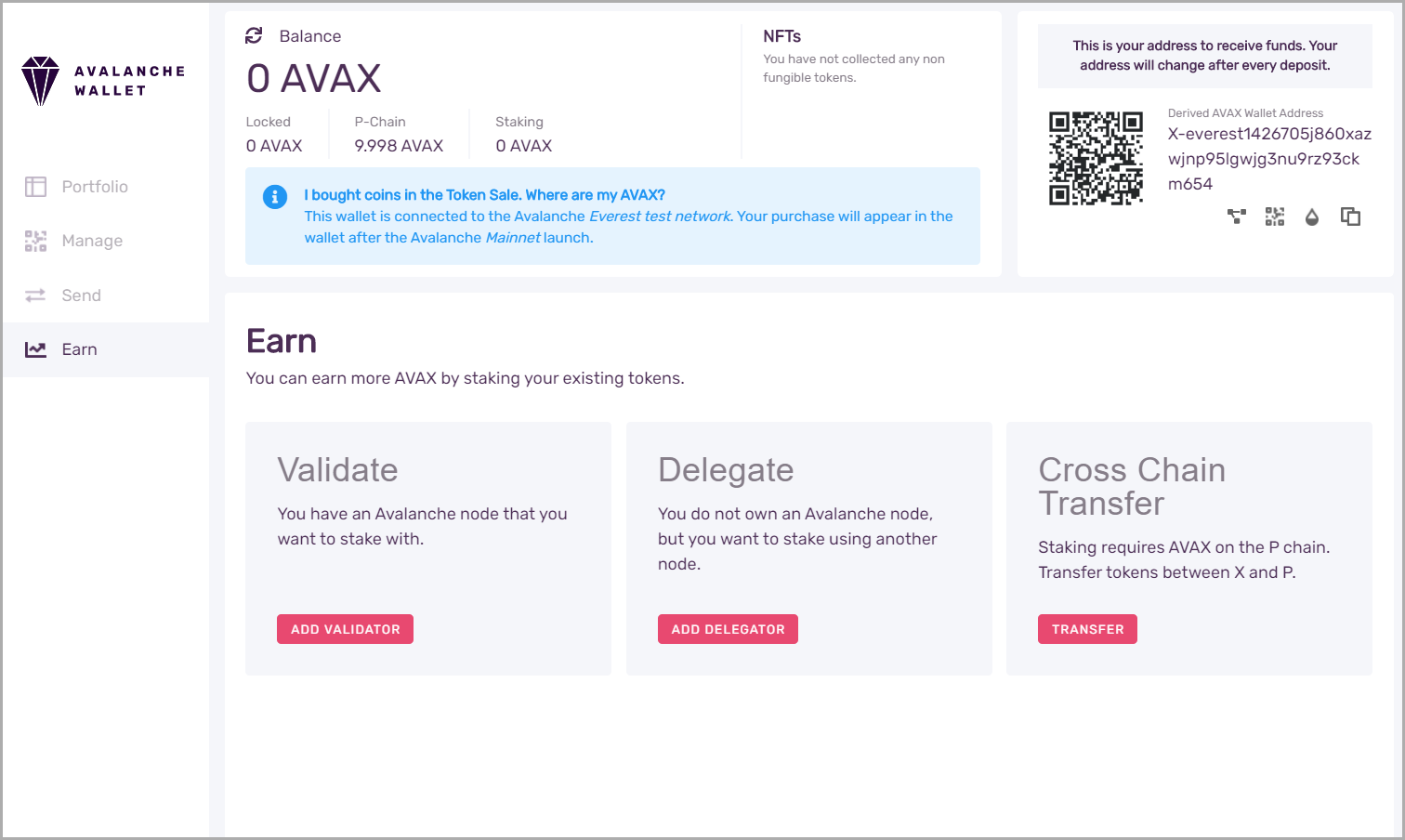Staking AVAX