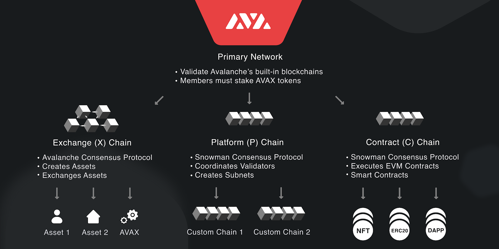 Fonctionnement blockchain Avalanche