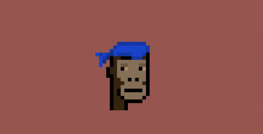 CryptoPunk #4156, l'un des rares singes de la collection, identifiable par son bandana vendu pour 10,26 millions de dollars.