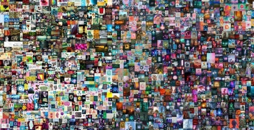 Everydays de Beeple, un collage de 5000 images, a marqué l'entrée des NFT dans l'art traditionnel, vendu pour 69,3 millions de dollars.