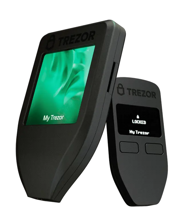 Portefeuille froid de type Trezor model T