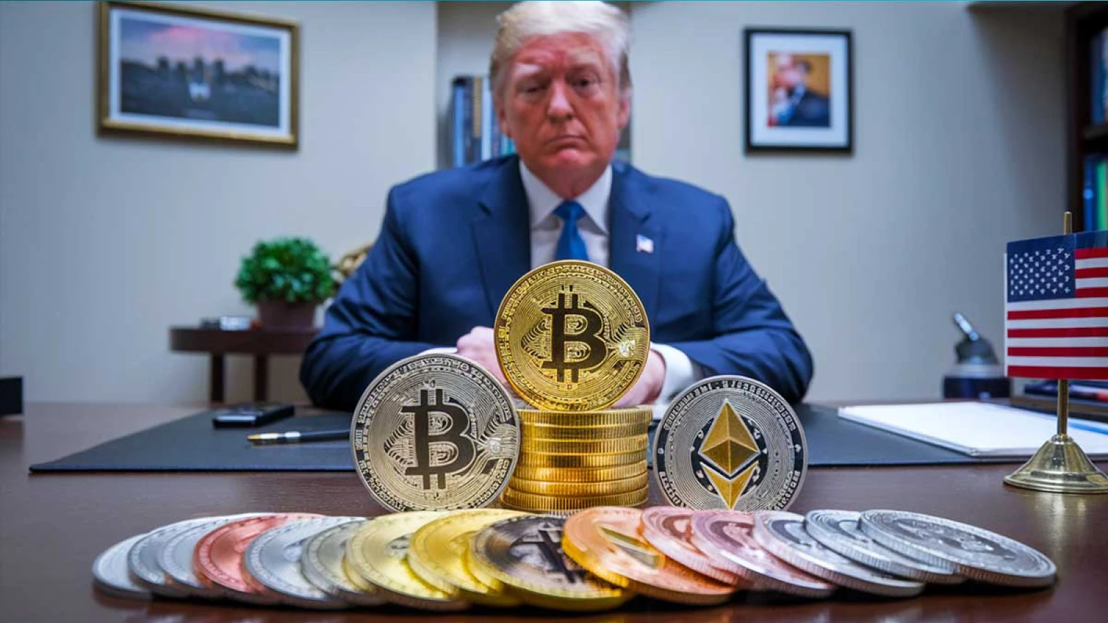 Donald Trump fait un pari fou de 20 millions $ sur l'Ether en pleine chute des cryptos