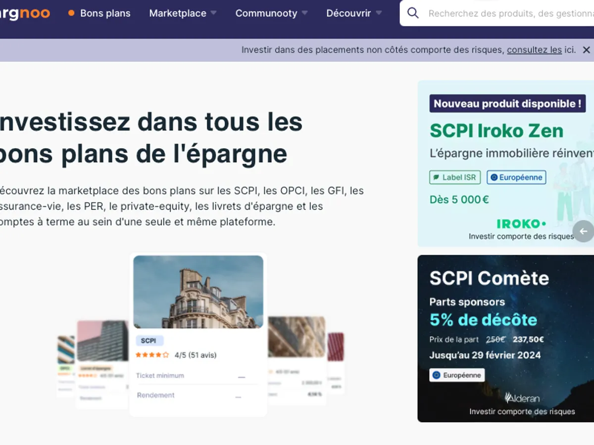 Epargnoo : Présentation, Avis Et Code Promo (100€ offerts)