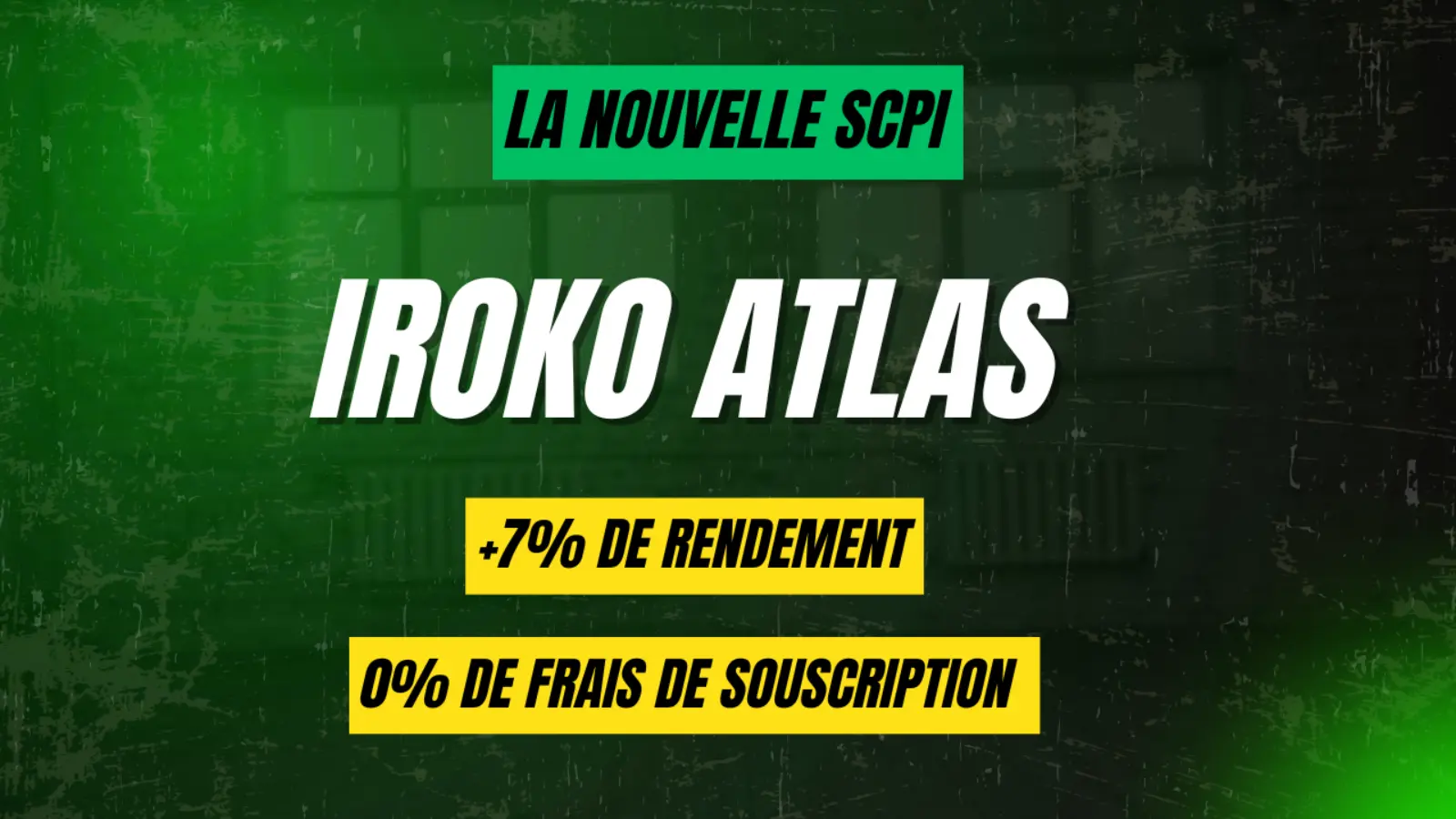 SCPI Iroko Atlas : tout savoir sur cette nouvelle SCPI internationale