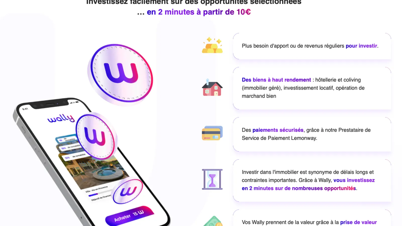 Wally : l’investissement immobilier réinventé
