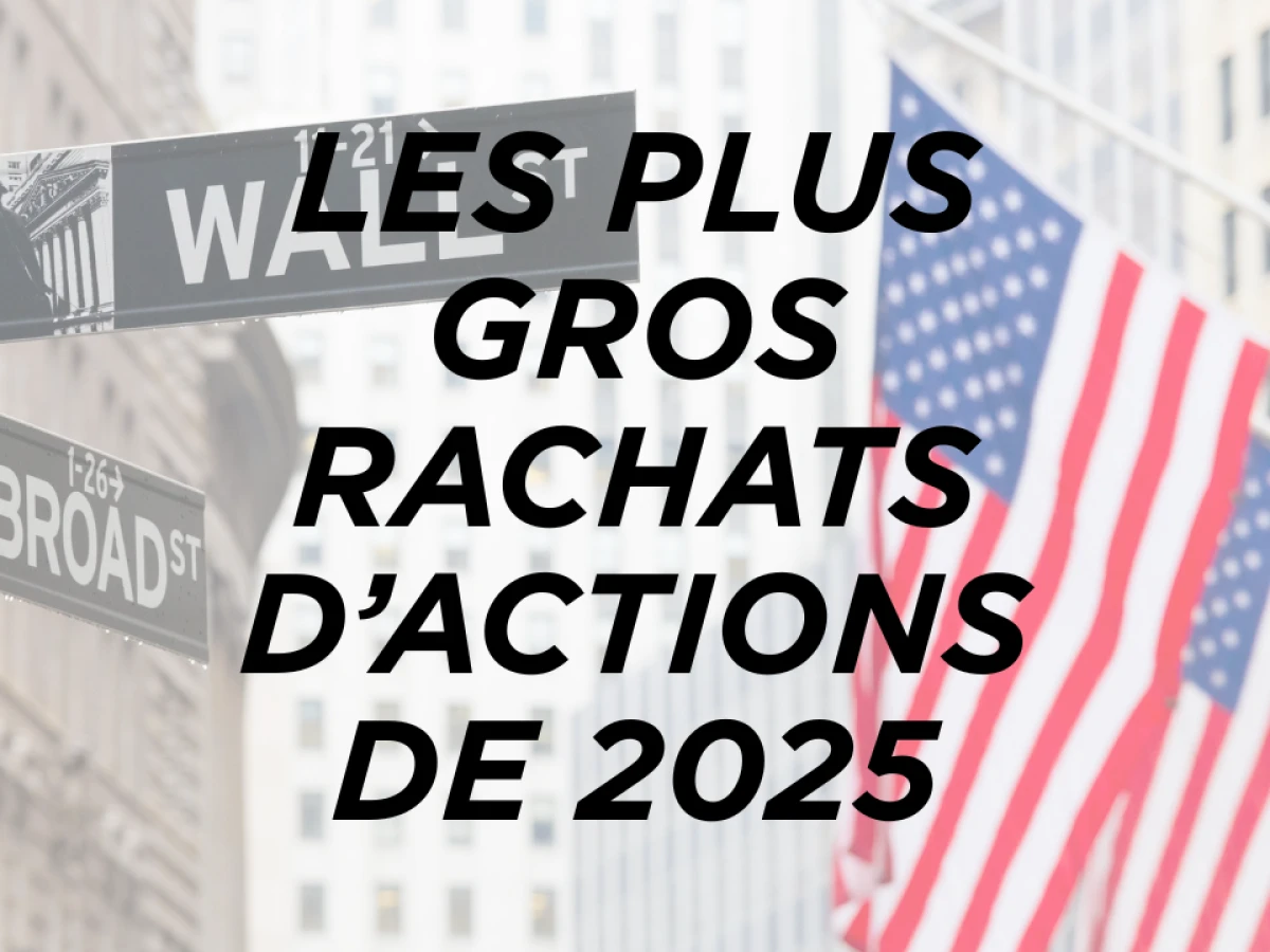 Les plus gros rachats d’actions de 2025 : Apple et Nvidia mènent la danse