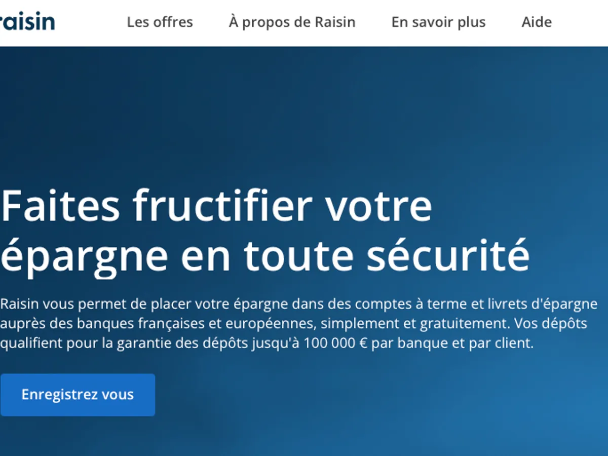 Avis Raisin : des comptes à terme et livrets d'épargne attractifs