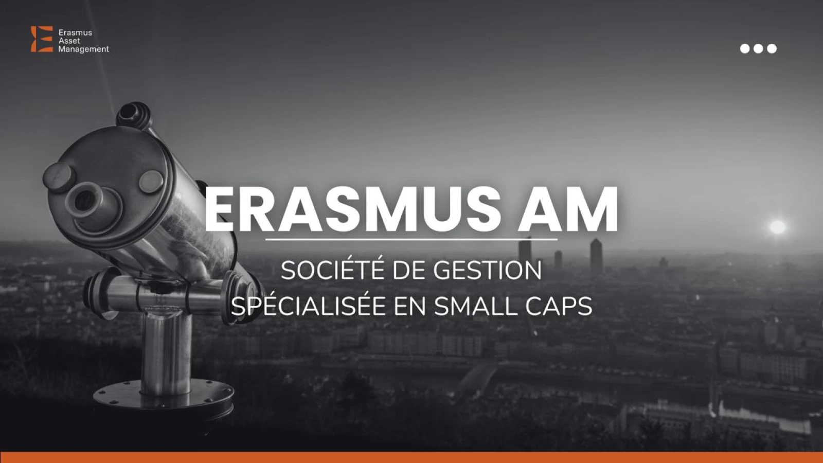 Aymeric Lang : gérant du fonds Erasmus Small Cap Europe