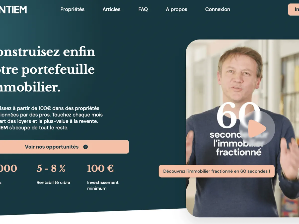 TANTIEM : Présentation, Avis et Code Promo (+2,3 % de rendement)